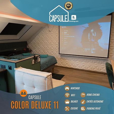 Capsule Color Deluxe Balneo I Ecran Home Cinema I Console De Jeux Trith-Saint-Leger Eksteriør bilde