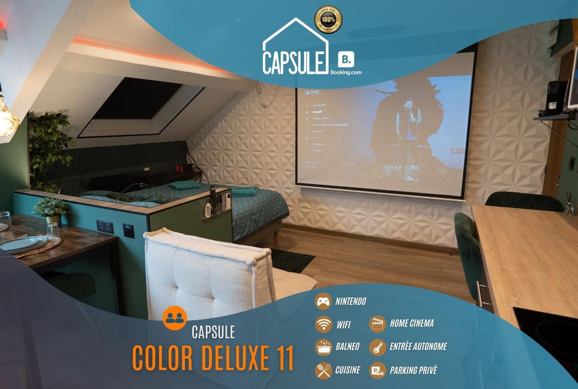 Capsule Color Deluxe Balneo I Ecran Home Cinema I Console De Jeux Trith-Saint-Leger Eksteriør bilde